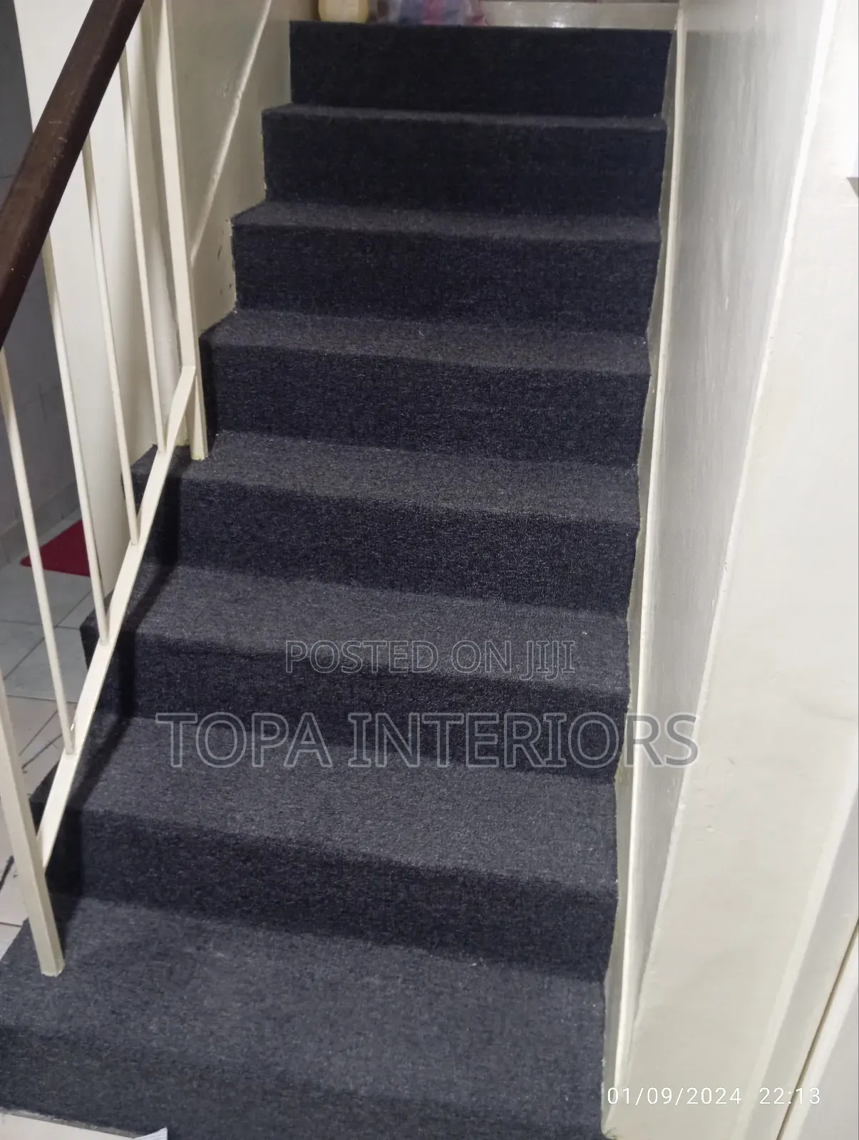 Staircase Dark Grey Floor Carpets Stairs Carpets