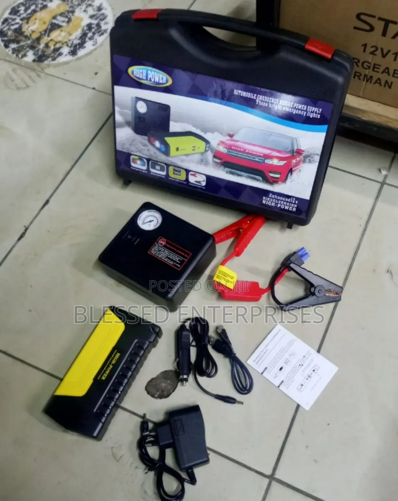 Car Jumpstarter Kits / Digital Car Tyre Inflator Machine