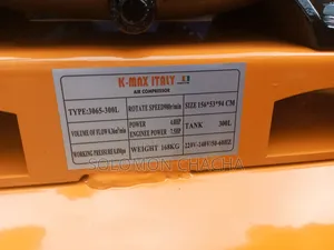 Kmax Italy 300L 2 in 1 Air Compressor Engine 7.5hp Motor 4hp