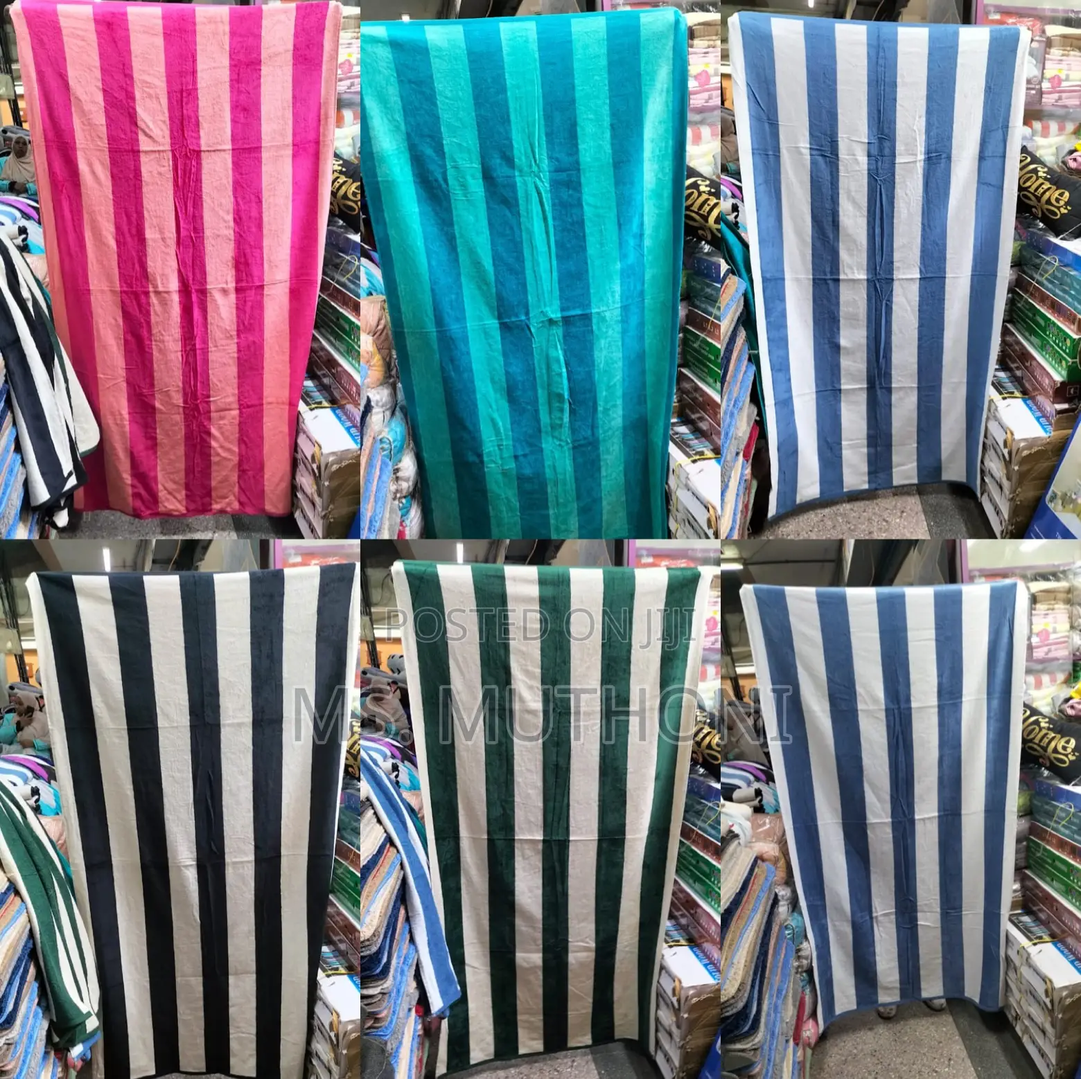 90*165  Stripped Towel Now Available