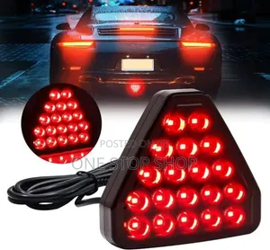 12v Rear Triangle Bumper 3rd Brake Light