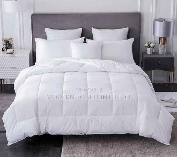 7 by 8 White Duvet