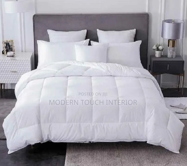 7 by 8 White Duvet