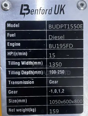 Power Tiller Diesel 15hp