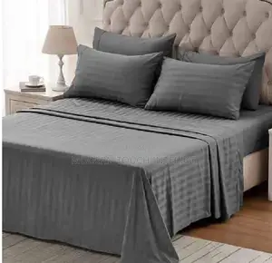 New Stripped Grey Bedsheets