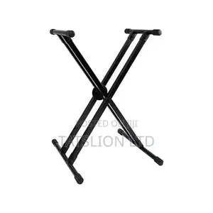 Keyboard Stand Double Metallic Piano With Enlargement