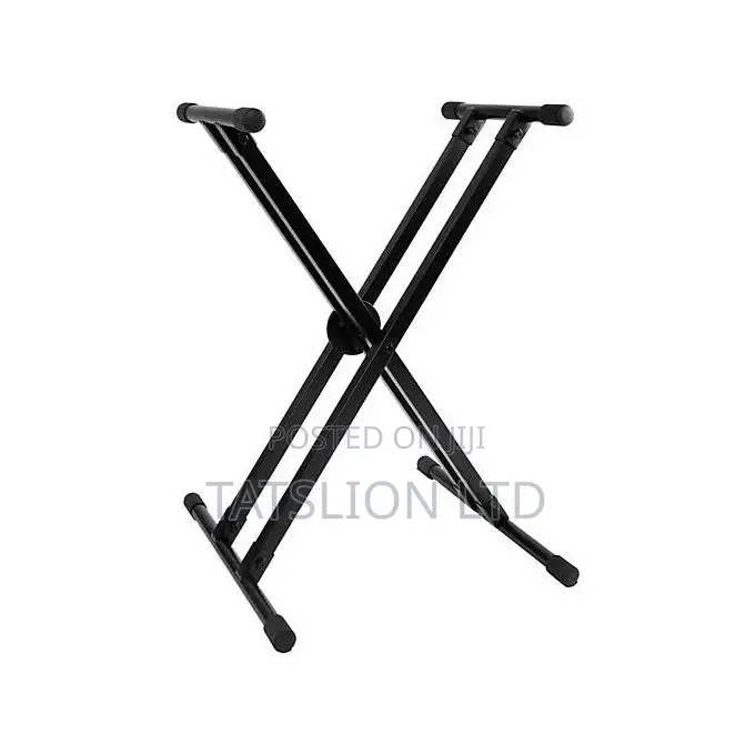 Keyboard Stand Double Metallic Piano With Enlargement