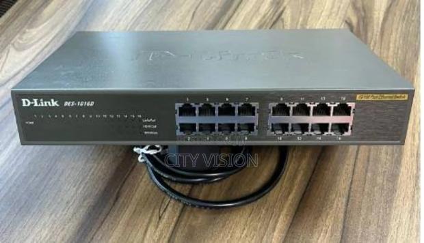 Dlink 10/100m 16-Port Fast Ethernet Unmanaged Desktop Switc - main view