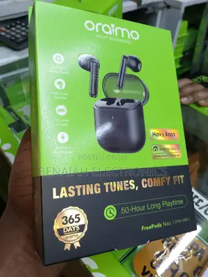 Good Oraimo Earbuds,50 Hours Play Time, Dynamic Sound