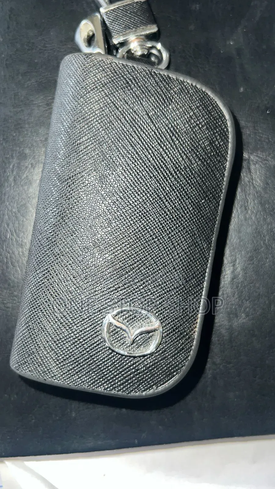 Mazda Leather Branded Alarm Key Holder With Zip