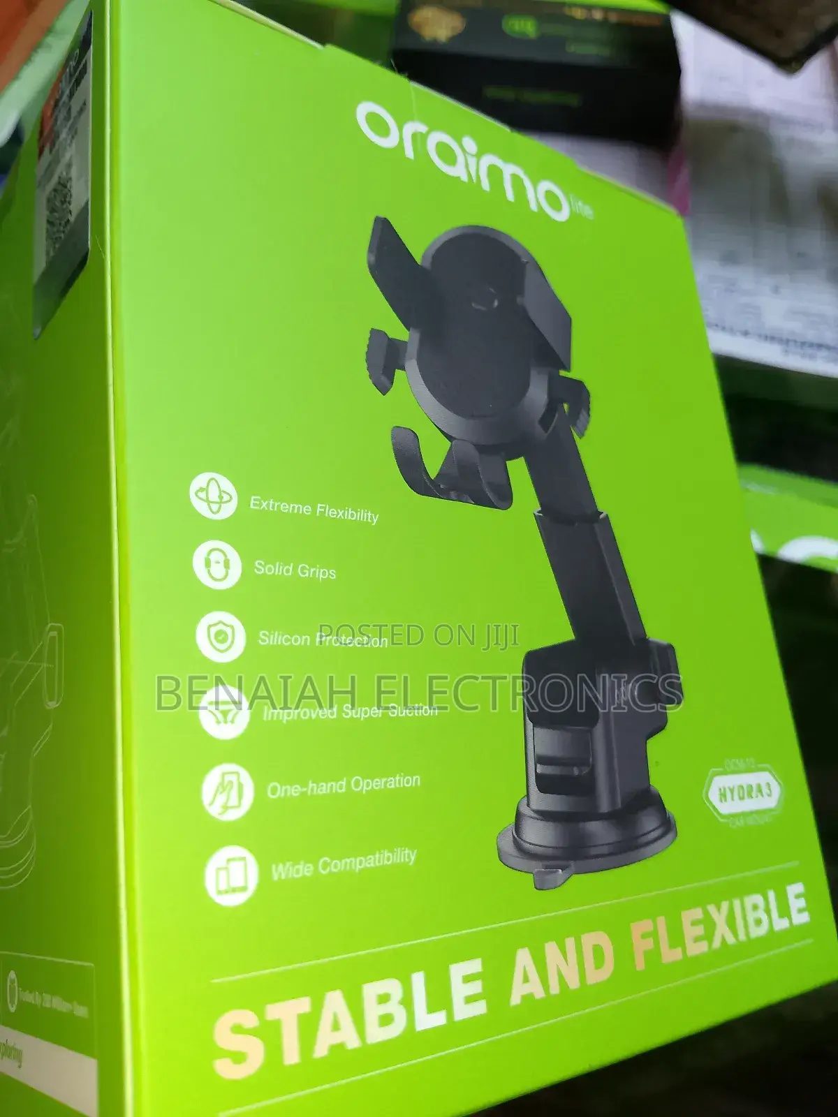 Improved Car Phone Holder Oraimo.Wide Compatibility