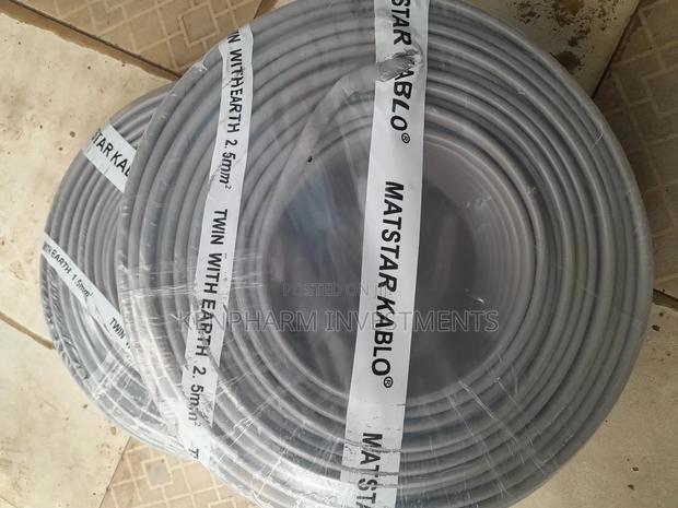 Matstar Brand Sheathed 2.5mm Twin With Earth 300v/500v Cable
