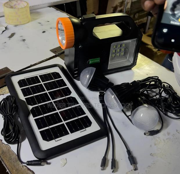 GD Camping  Solar Lamps With Spotlight 3 Lamp and Led - main view