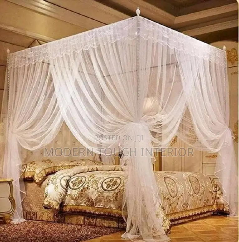 6 by 6 White Mosquito Net