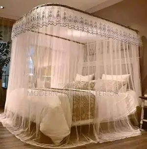 White 2 Stand Mosquito Net