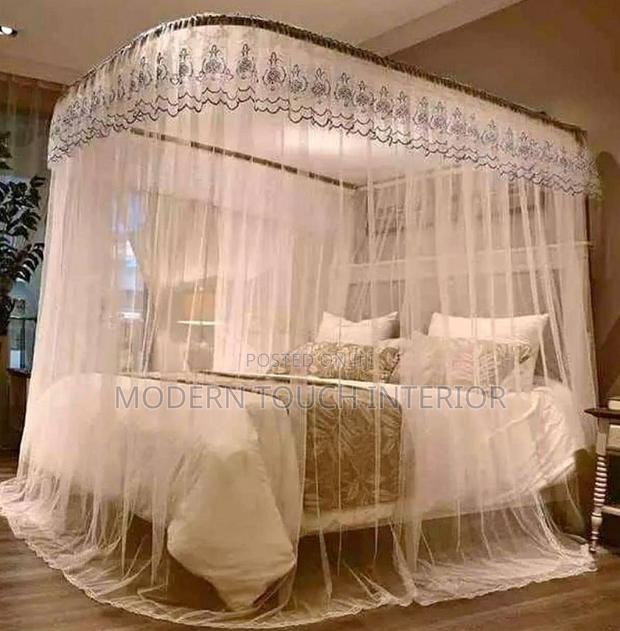 White 2 Stand Mosquito Net