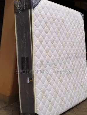6by6 12inch Spring Mattresses + Free Delivery.
