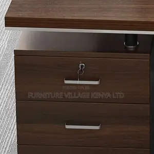 Office Table, Work Desk Side Storage Locking Drawer CPU