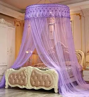 Purple Large Round Mosquito Nets
