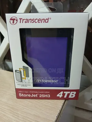 Transcend External HDD 4tb
