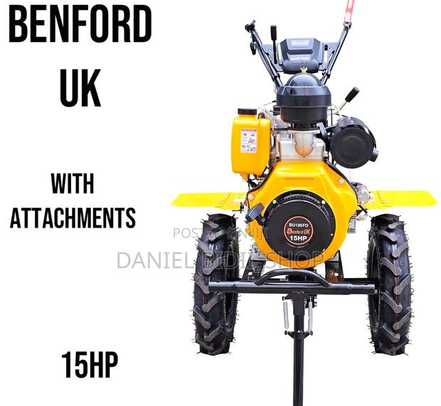 Keystart 15HP Diesel Engine Walking Tractor - main view