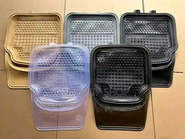 Black,Baije,Grey,Clear 5pc Classy Heavy Mat - main view