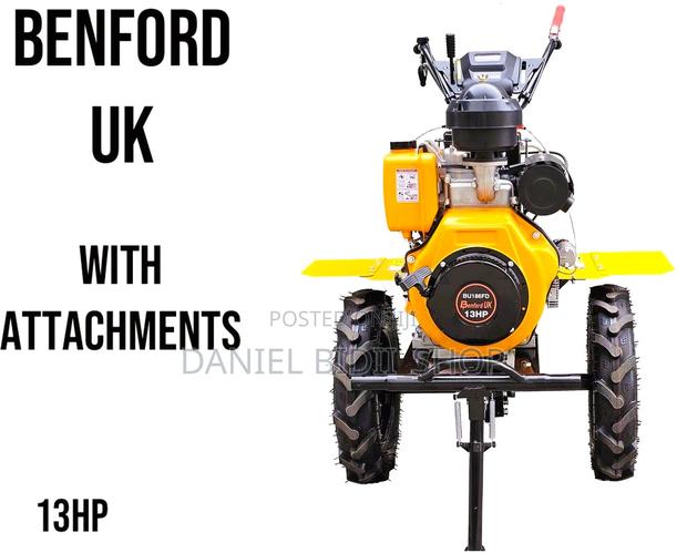 Complete Walking Tractor All Rotary Tillers 13HP Diesel