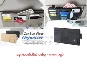 Sun Visor Organizer With Pockets