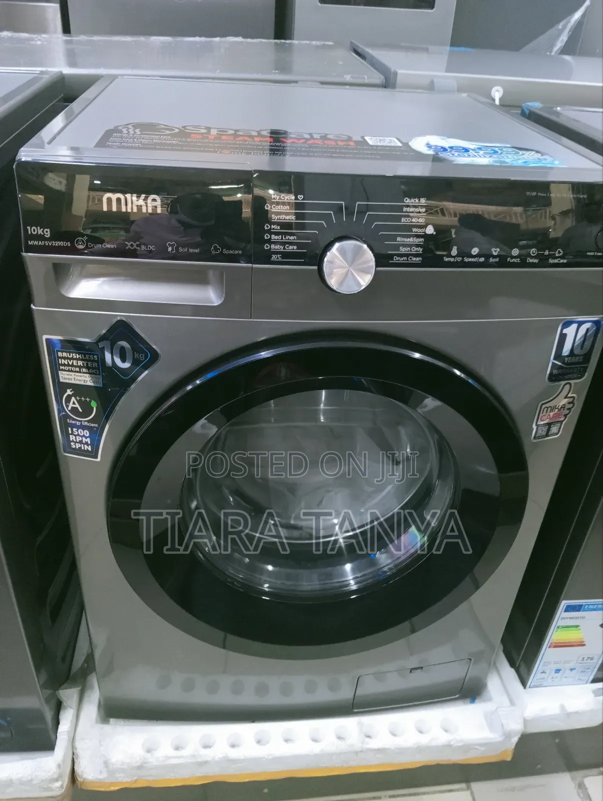 Mika 10kg Front Load Washing Machine on Offer