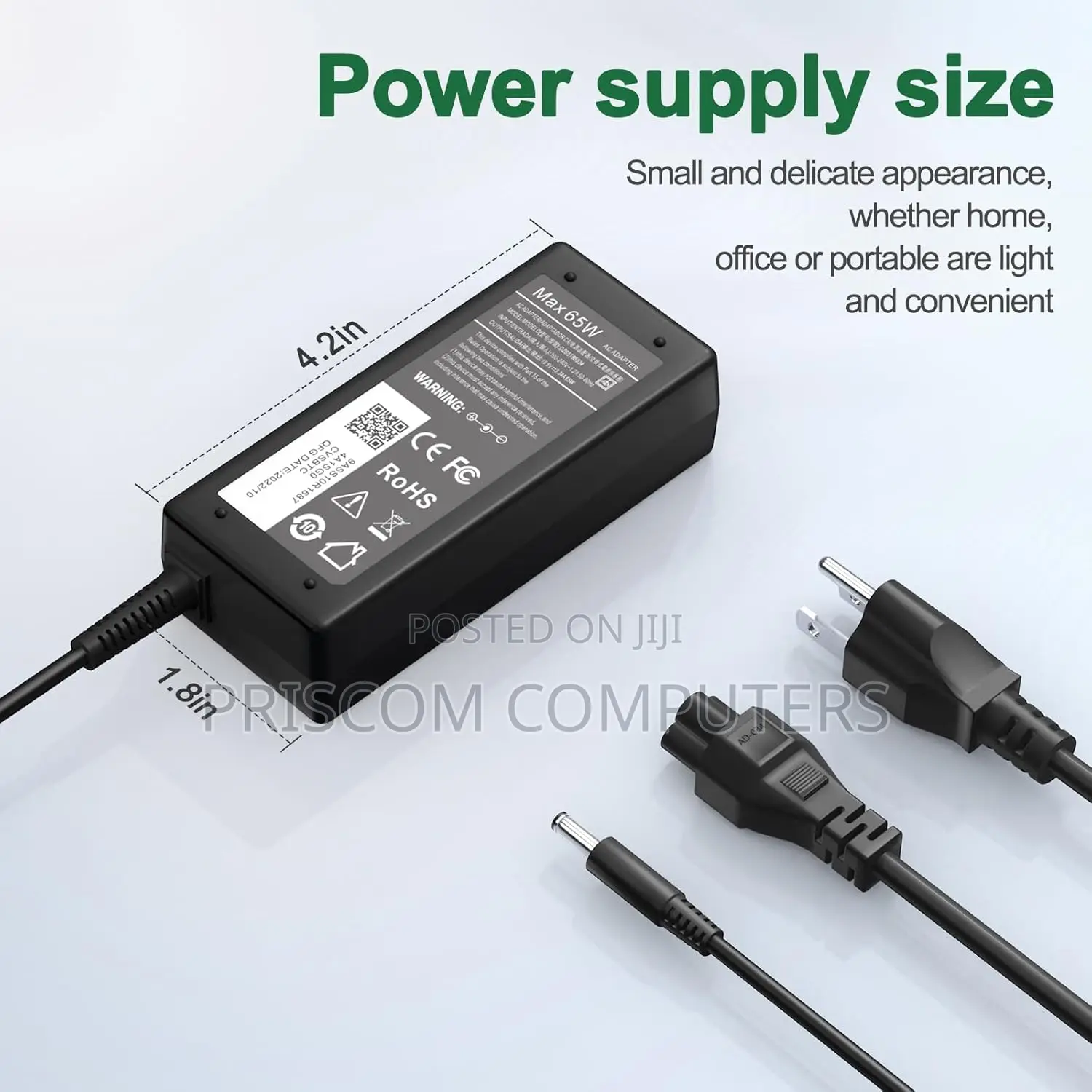 Dell Inspiron 13 14 15 3000 5000 7000 Charger Small Pin