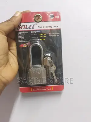 Anti Sawing 30mm Long Neck Padlock, Water Resistant Padlock