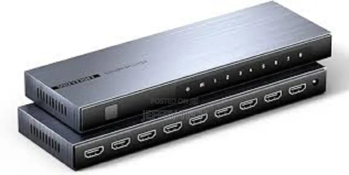 Vention 1×8 Hdmi Splitter Black Aluminum Alloy Type, Akqb