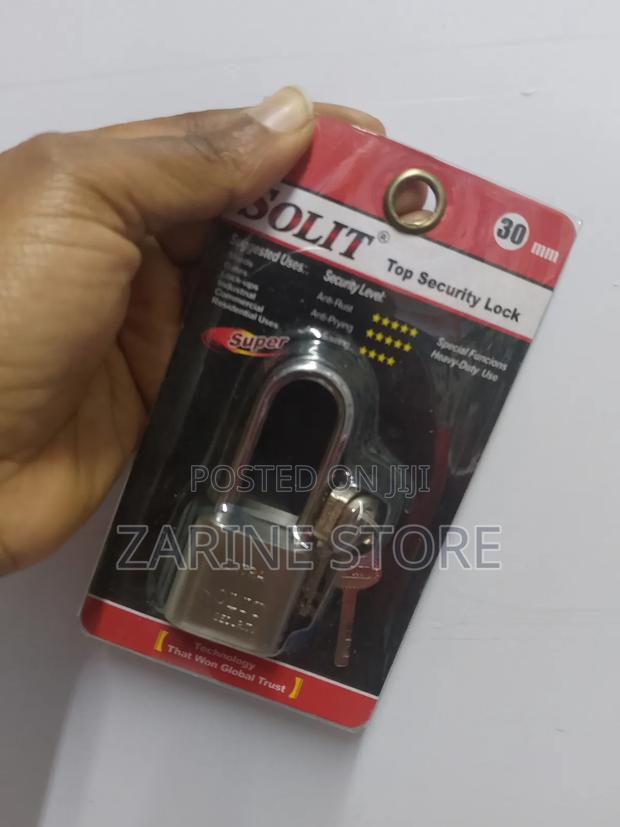Long Neck 30mm Solit Top Security Padlock Anti-Rust Lock