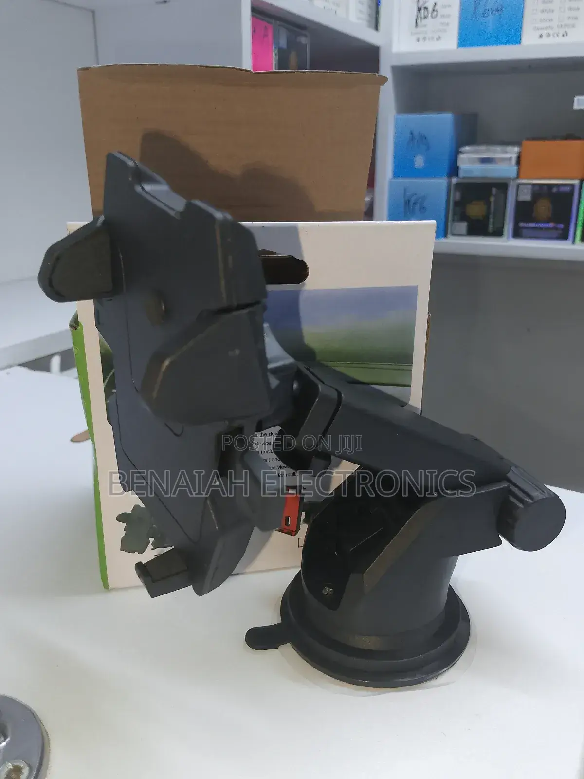 Car Phone Holder.Long Neck One-Touch Car Mount