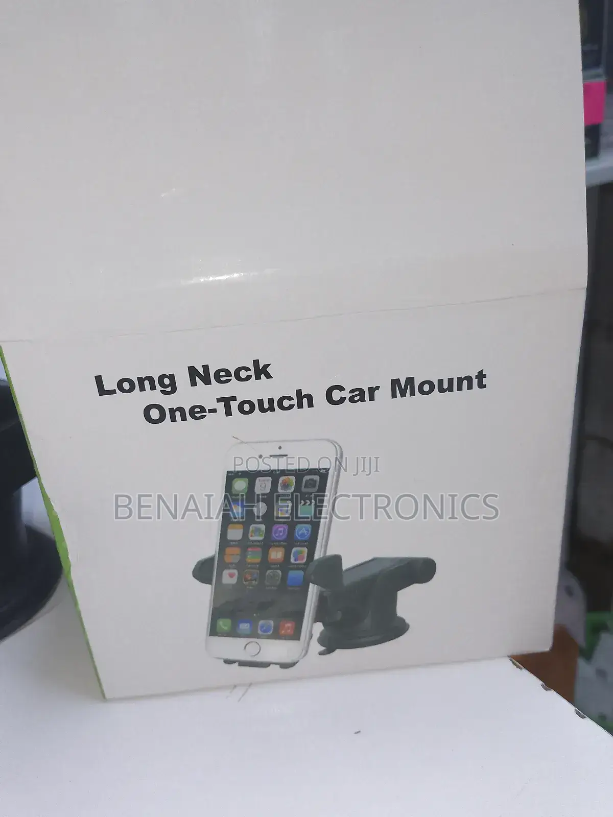 Car Phone Holder.Long Neck One-Touch Car Mount