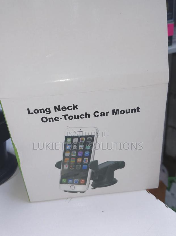 Car Phone Holder.Long Neck One-Touch Car Mount - thumbnail 2