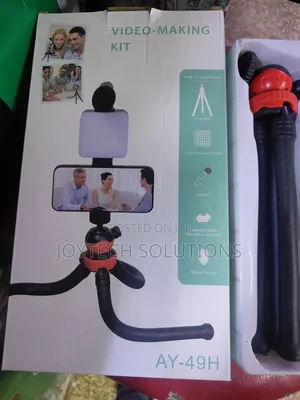 Table Stand Vedio Making Tripod Stand With Microphone.