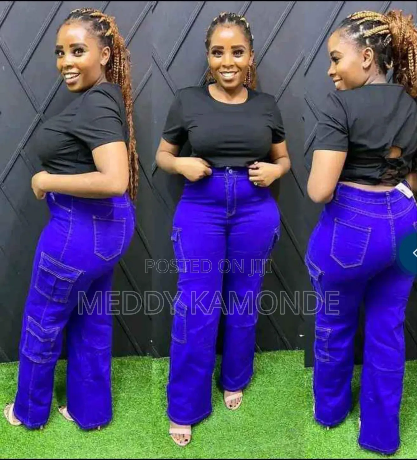 Classy Side Pocket Cargo Pants/Mom Jeans