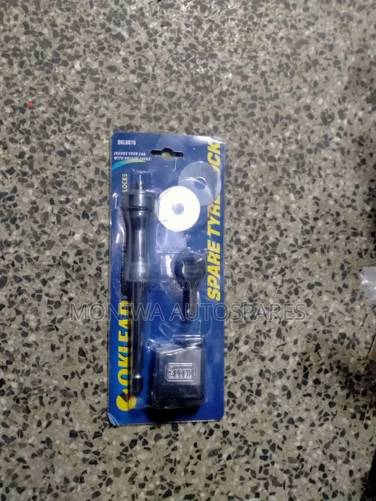 Universal Spare Tyre Lock Straight