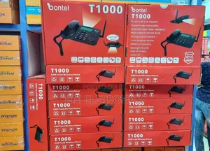 Black GSM Dual Sim Landline Phone(Bontel)