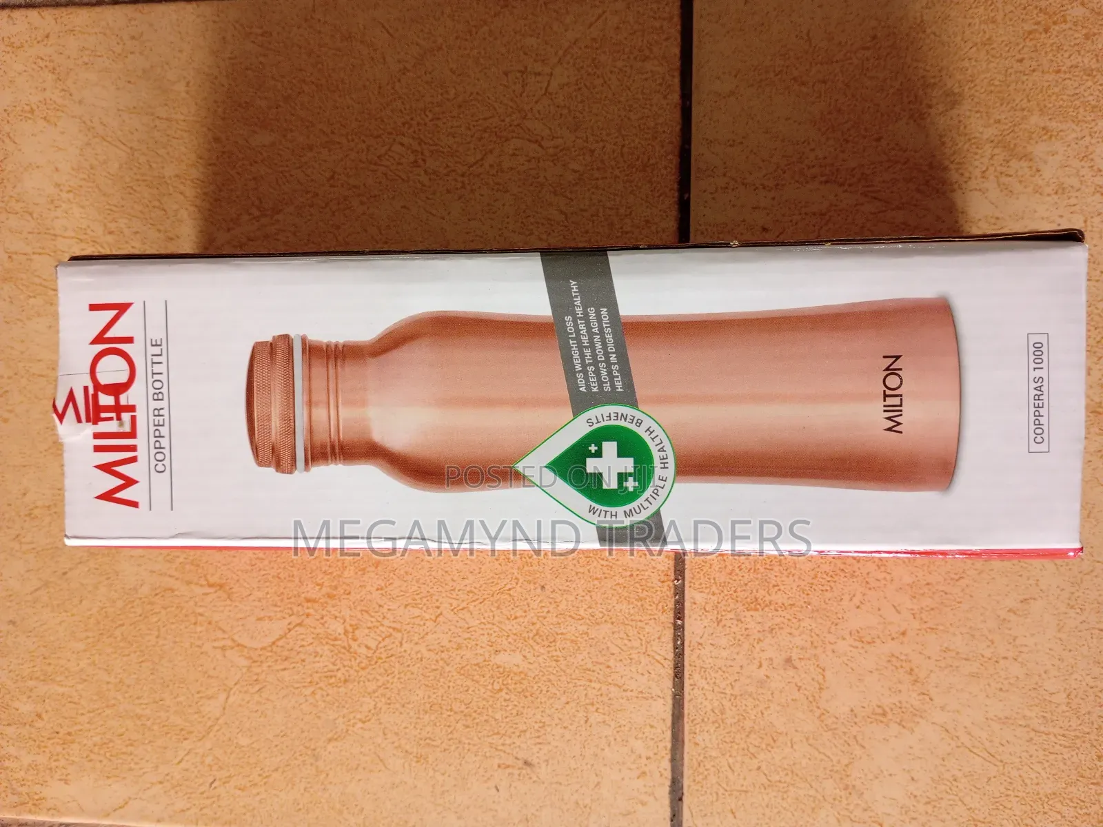 Copper Water Bottle 1 Liter