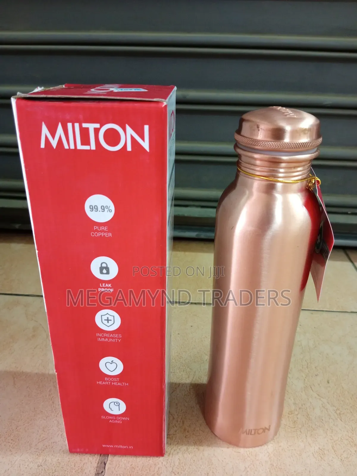 Copper Water Bottle 1 Liter