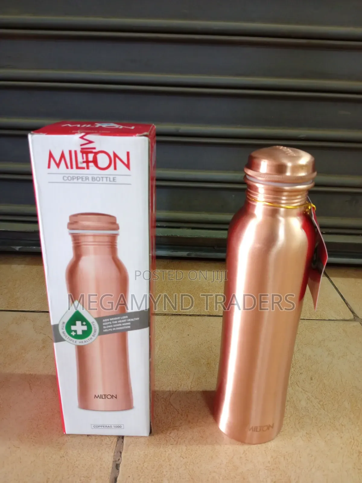 Copper Water Bottle 1 Liter