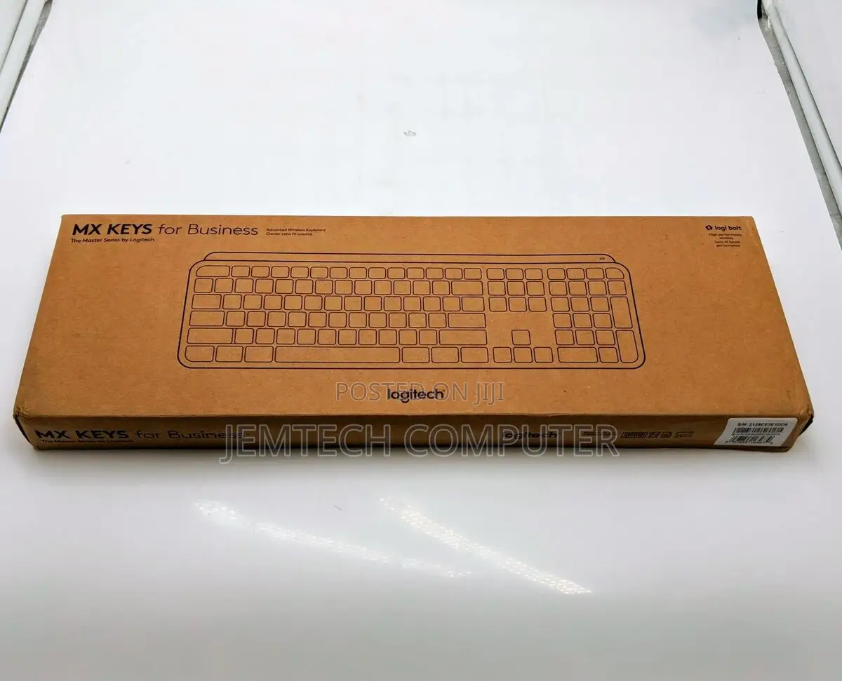 Logitech MX Keys Business Wireless Illuminated Keyboard Grap