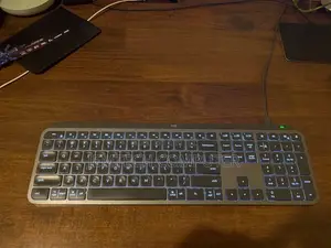 Logitech MX Keys Business Wireless Illuminated Keyboard Grap
