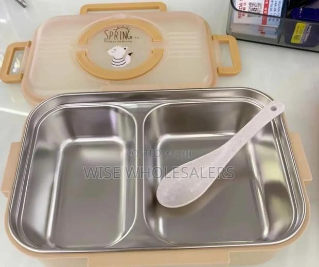 Bento Lunch Box With 2 Compartment and Soup Container ✓ TM - main view