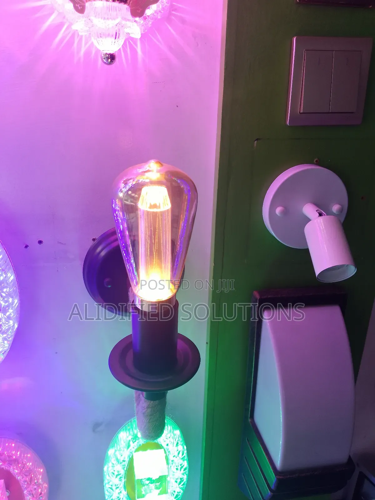 Rope Wall Bracket+Free Bulb