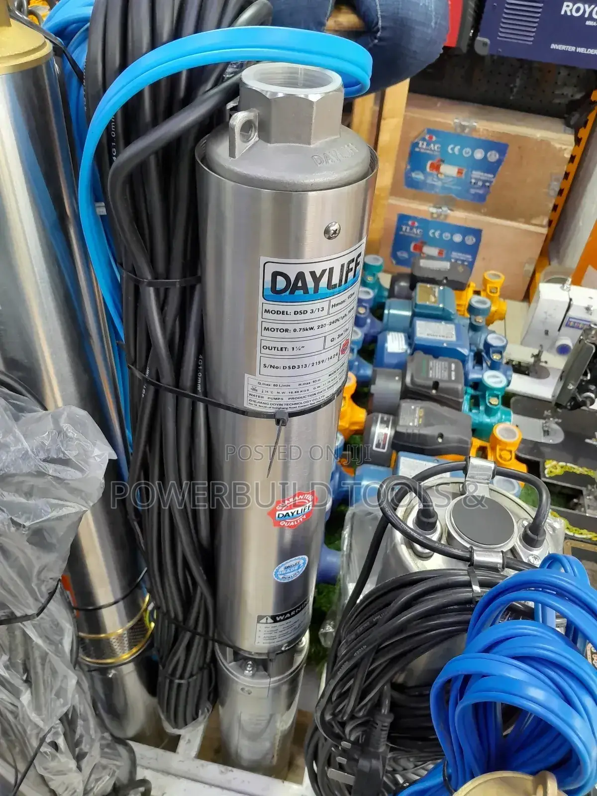 Dayliff DSD 3/13 Deep Well Submersible Pump