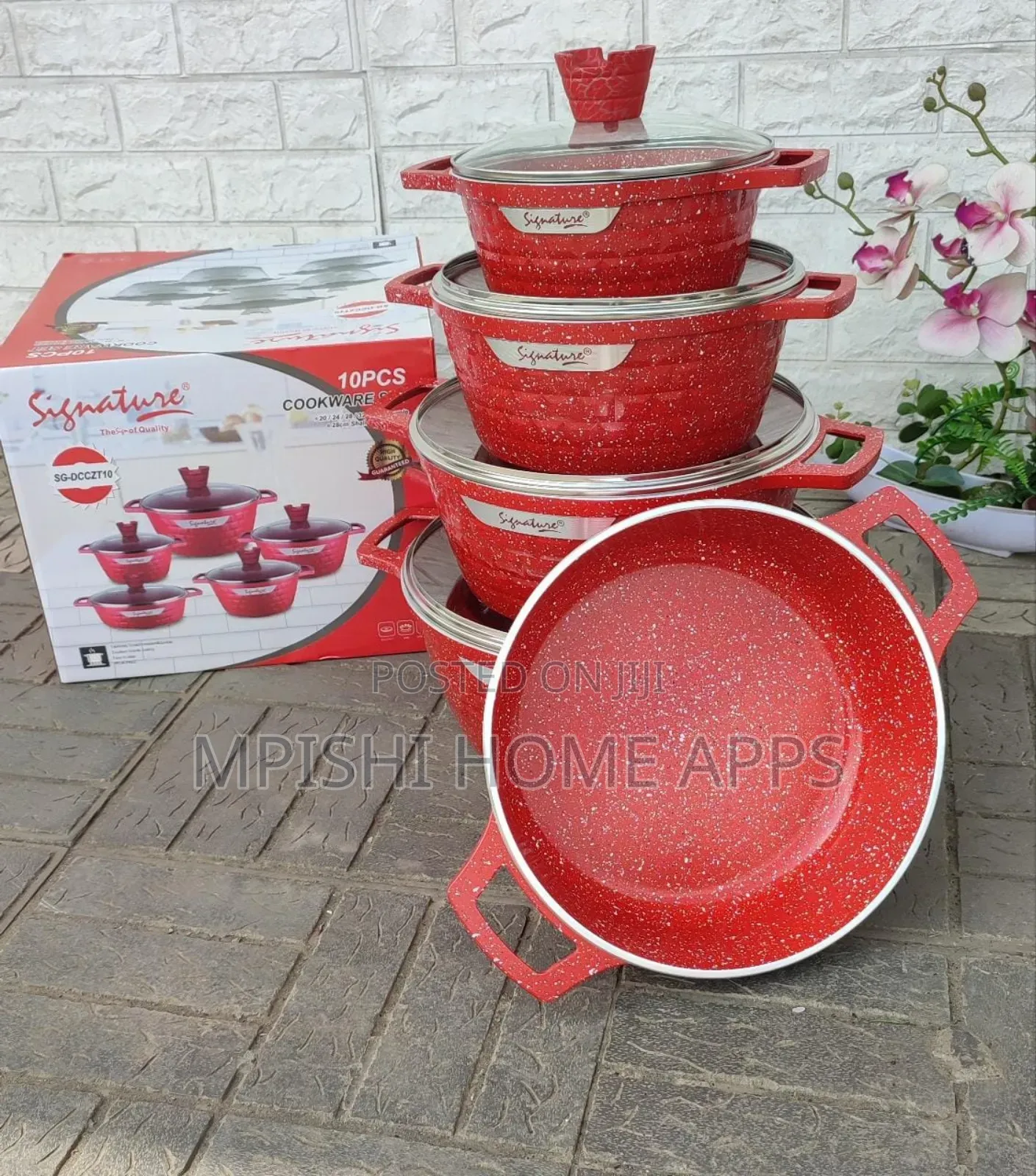 10pcs Signature Granite Cookware Set