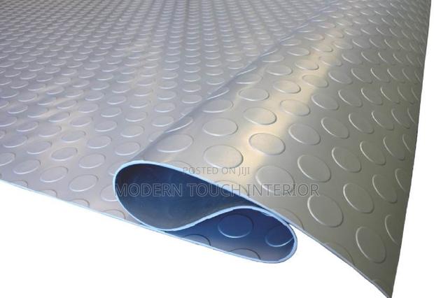 Grey PVC COIN Rubber Carpet